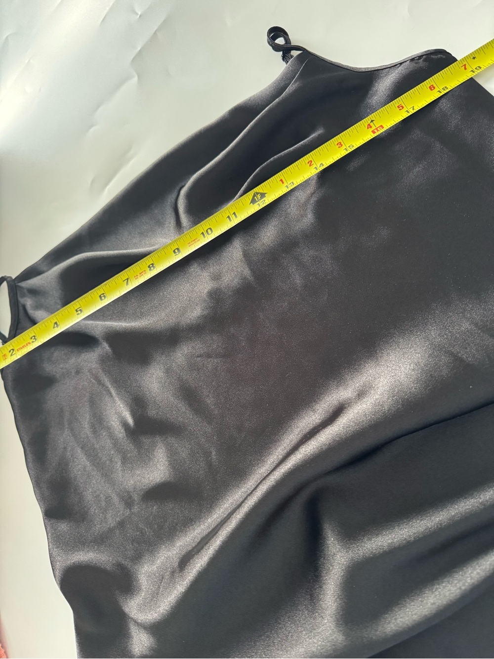 bebe Black Satin Cowl Neck Maxi Slip Dress - Picture 4 of 5